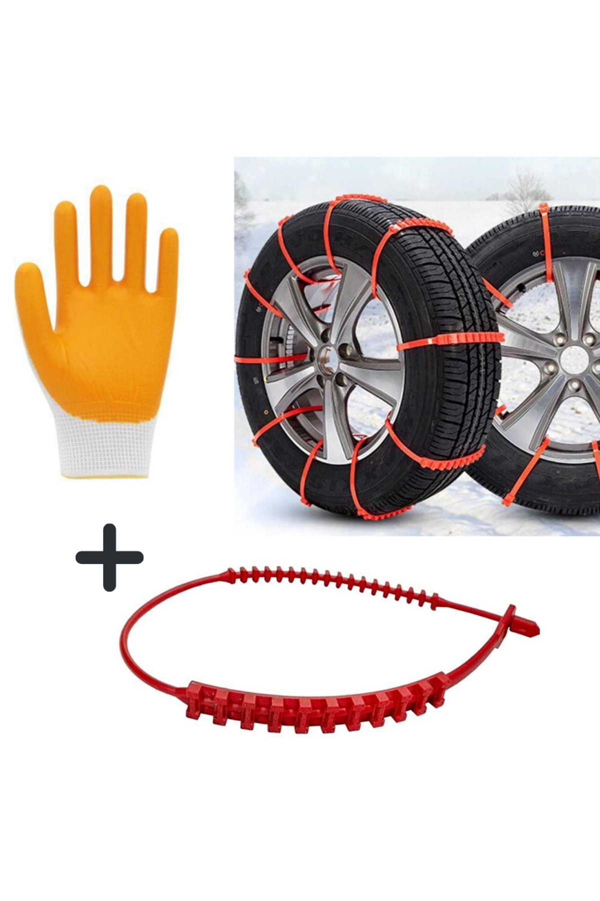 sebura Pratik Tak Çıkar Zincir, Takmaktik Kar Zinciri, Lastik Zinciri, Plastik Kar Zinciri, 8 Adet