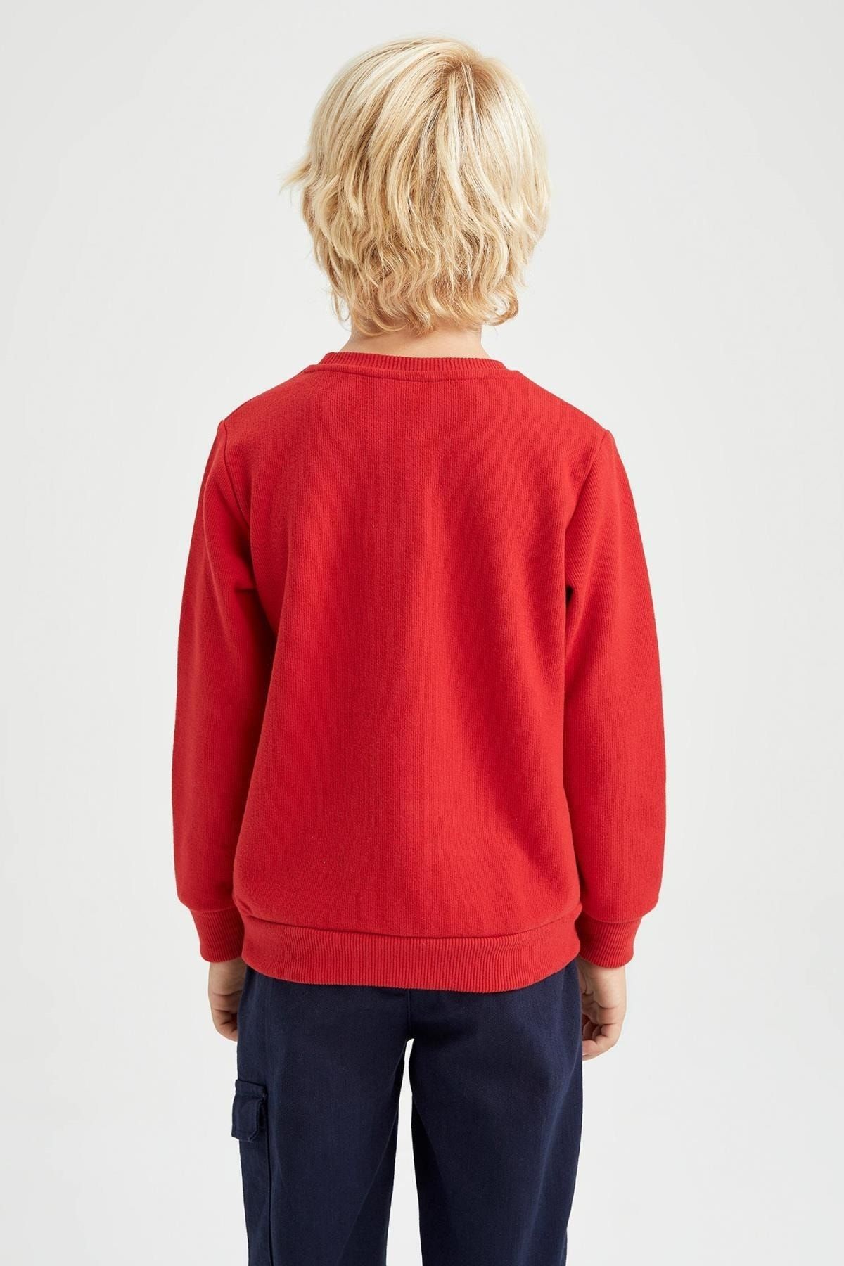 Boys red sales school sweatshirt
