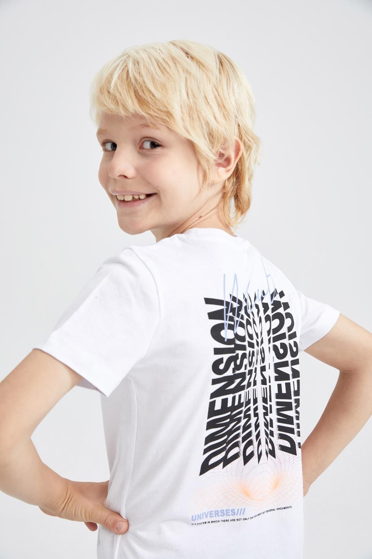 DeFacto T-Shirt Weiß Regular Fit
