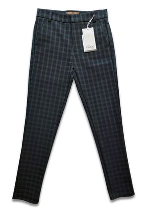 Khaki Slim Fit Kadın - Kız Oxford Pantolon Yeşil KH-1122