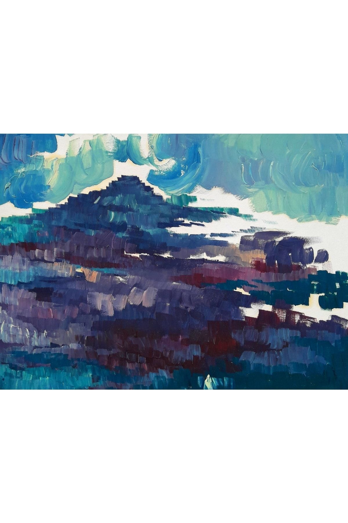 artoloji Deniz Elmas - Isimsiz - 2011 - Bristol Kağıt Üzeri Yağlıboya - 20x18 Cm