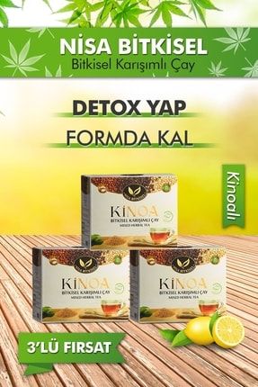 Kinoa’lı Bitki Çayı Özel Karışımlı Detox Zayıflama Destekleyici Form Çayı ( 3’lü Paket ) 098290