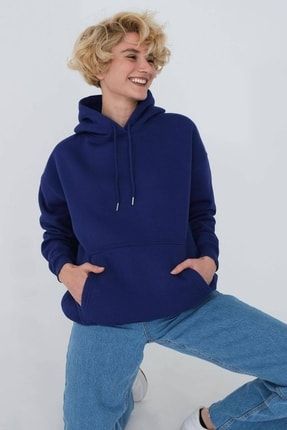 Kapüşonlu Oversize Sweatshirt S1212 - C13 ADX-0000024713