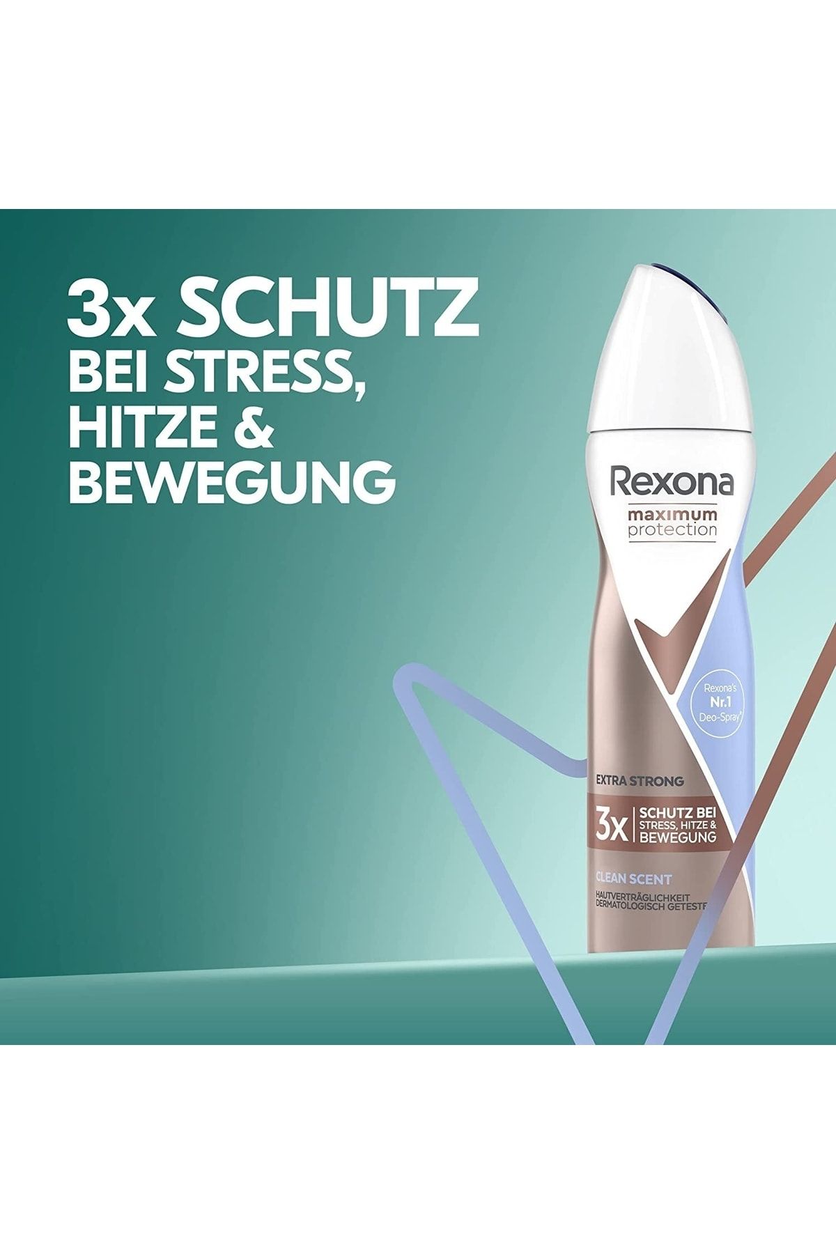 دئودورانت اسپری رایحه تمیز حداکثر 150 میلی لیتر Rexona
