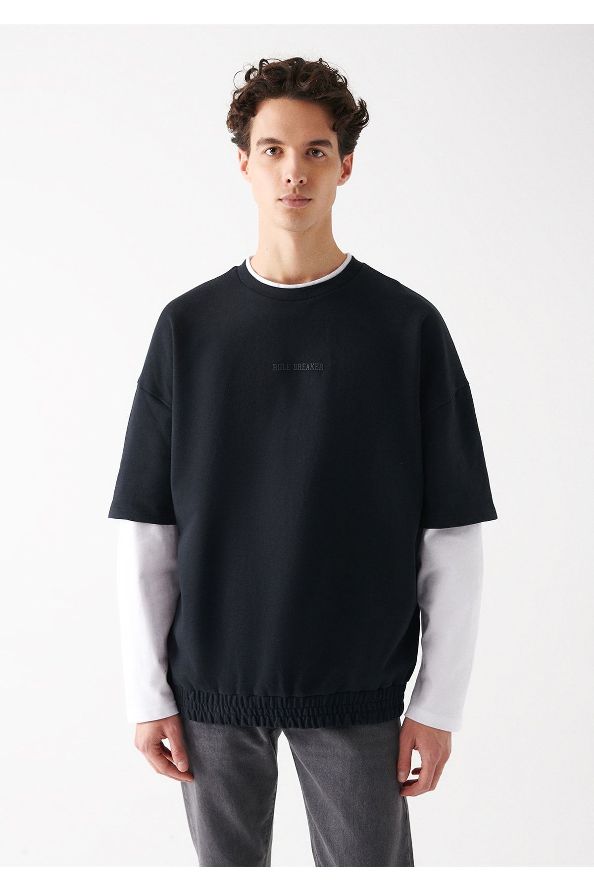 Mavi Bisiklet Yaka Siyah Sweatshirt 0610940-900 BC7591