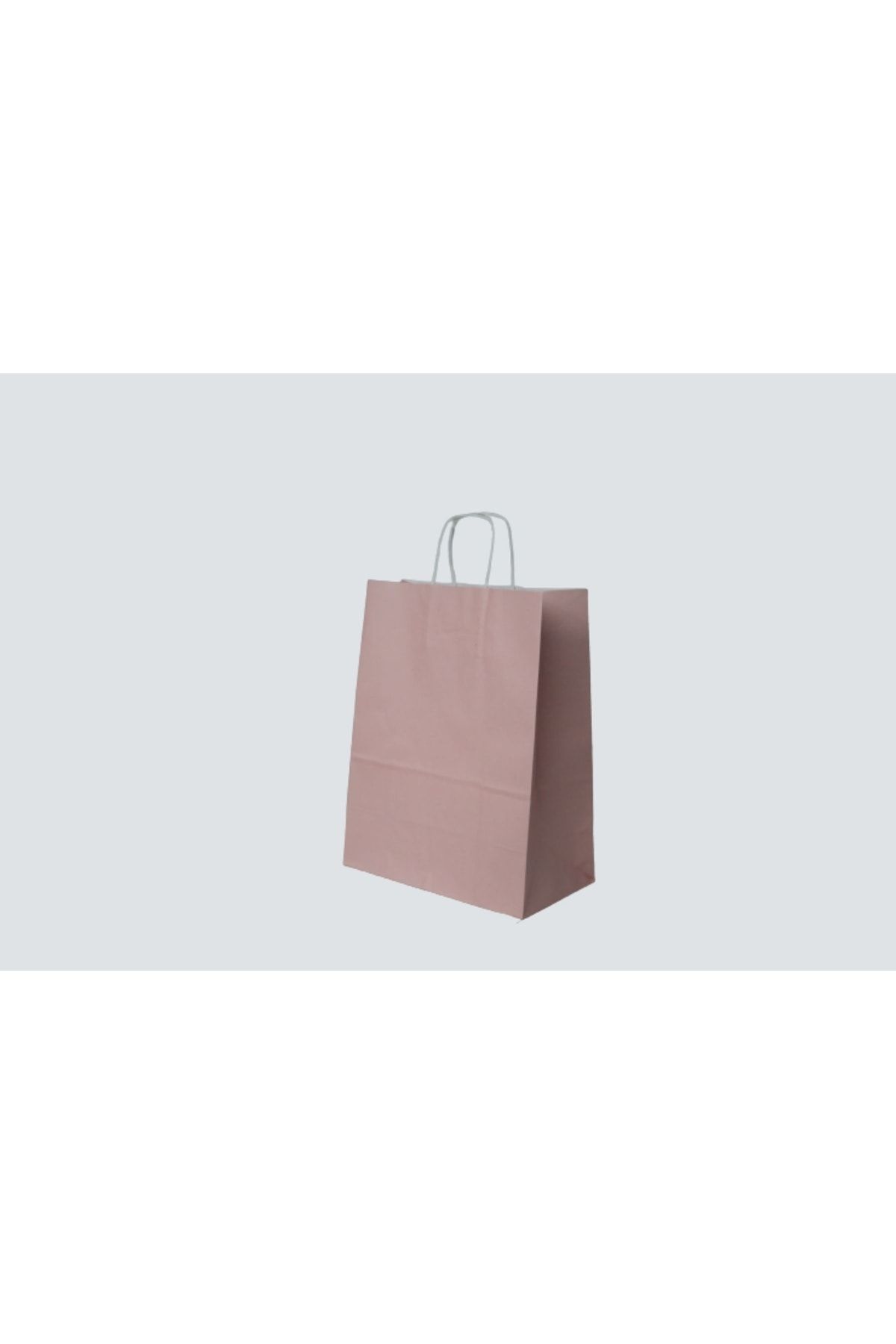 KOZLU TİCARET Geantă Kraft Cu Mâner Răsucit 25x12x31 (5 Bucăți) - One Size
