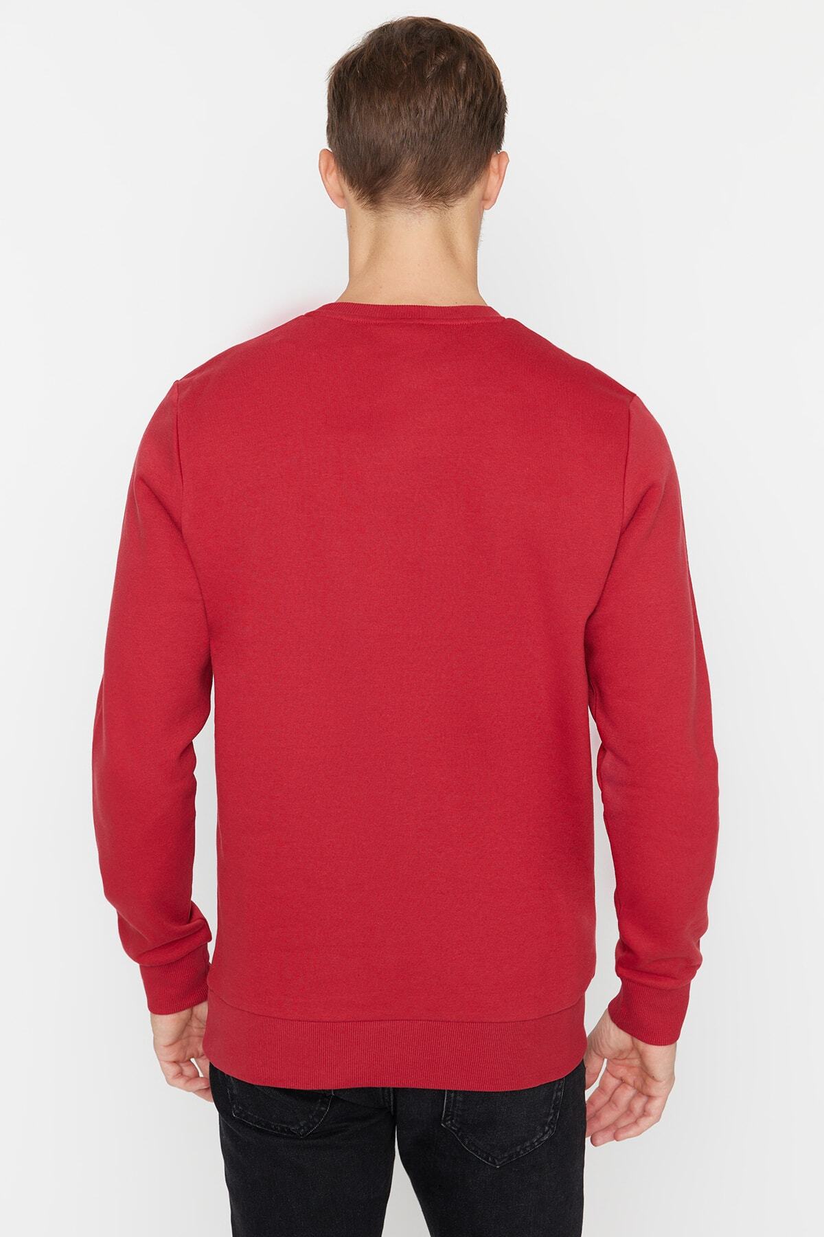 سویشرت جک اند جونز مردانه پارچه قرمز  راسته Regular/رگولار    Regular/رگولار Daily/روزانه | Jack & Jones 12232888 - تصویر 4