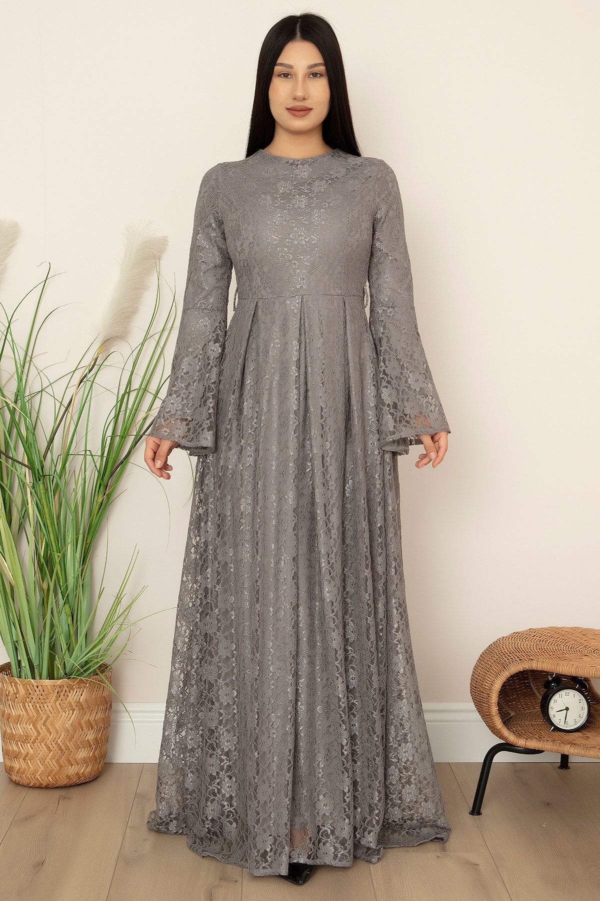 Dark gray maxi best sale dress