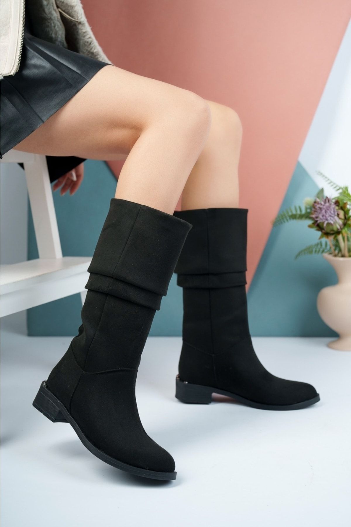 lmn ayakkab Black Rider Back Trop Orthopedic Sole Drawstring