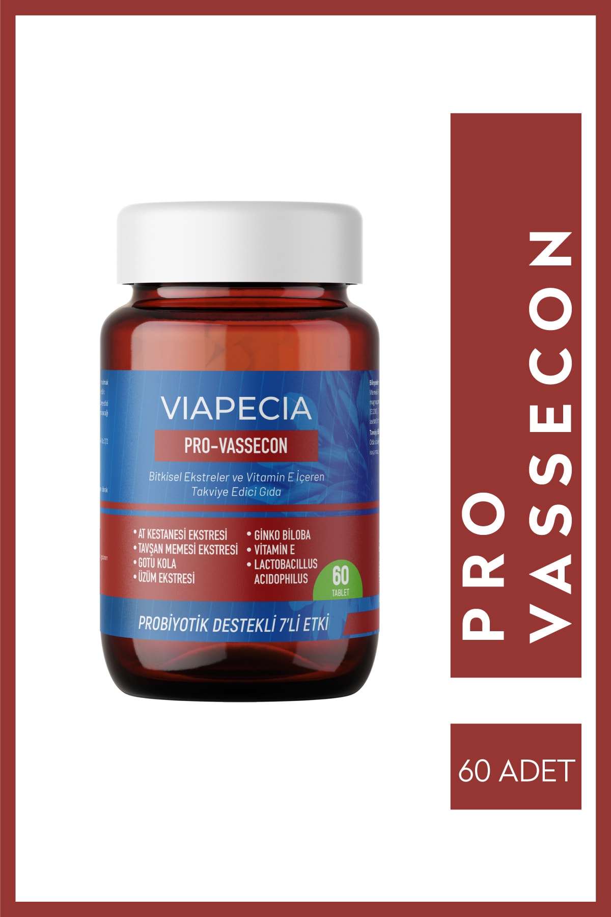 Viapecia Vıapecıa Pro-vassecon Dolaşım Sistemi, Kılcal Damar, Varis 60 Tablet