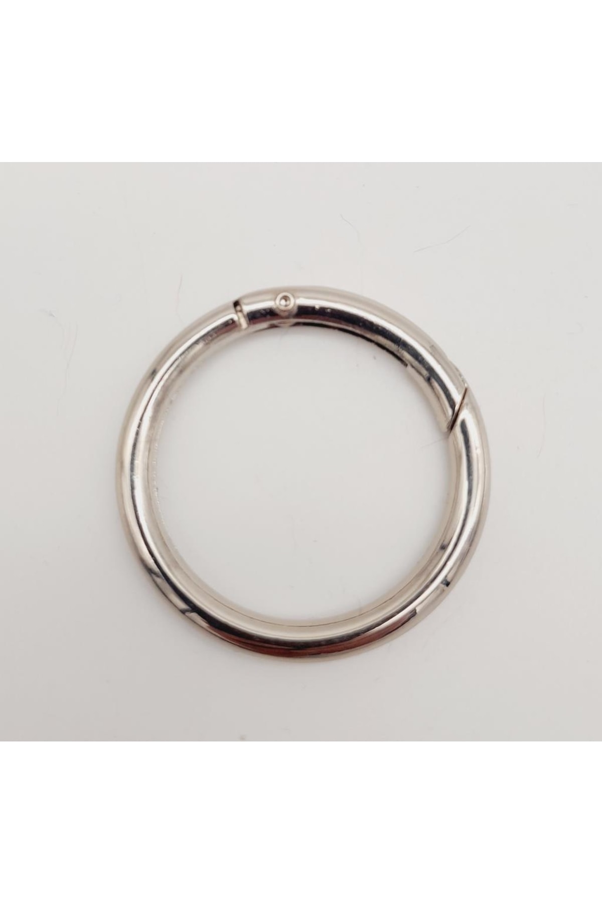 angel çanta aksesuar 4 cm Gümüş Yaylı Halka 1 Adet