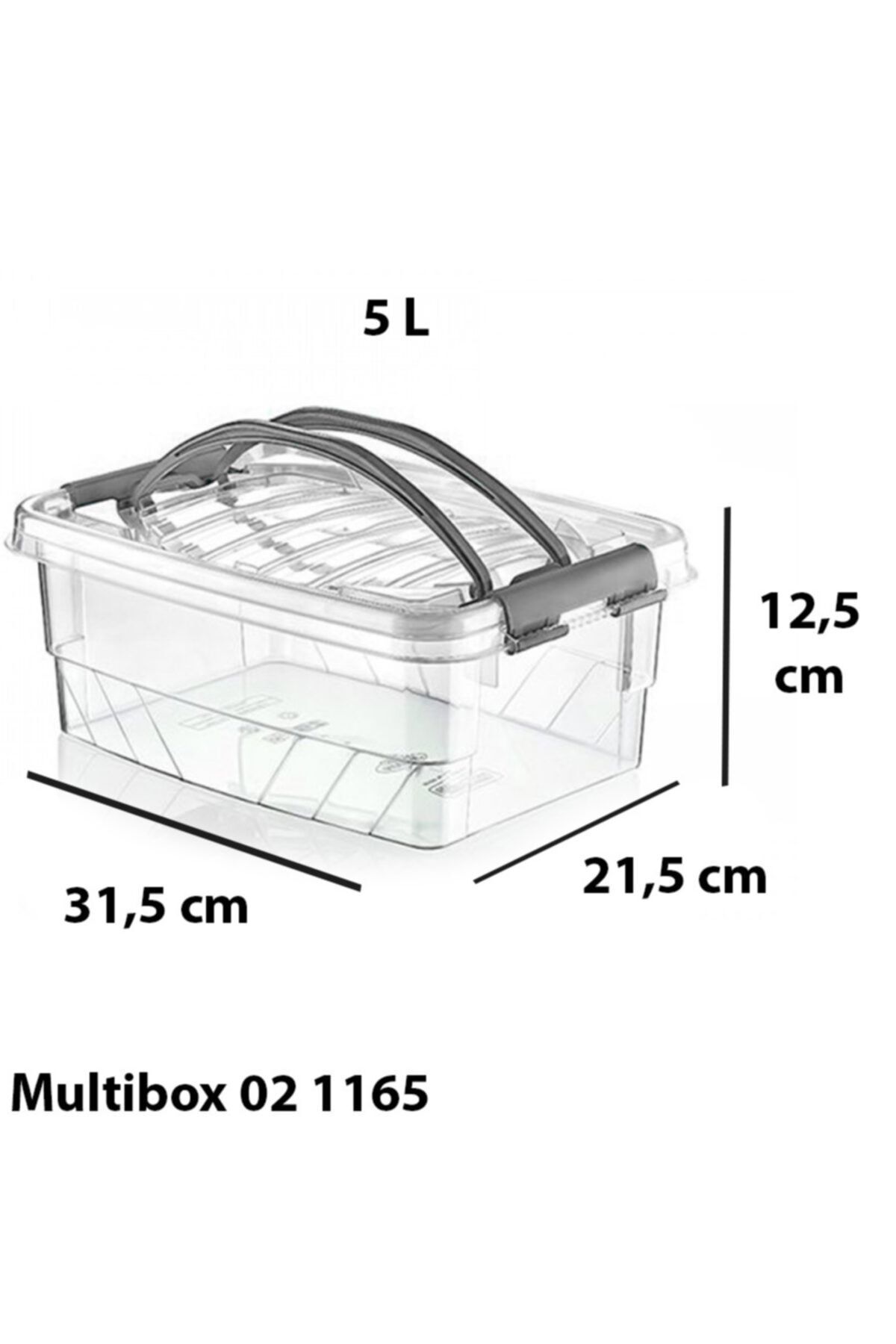 HOBBY LİFE-5L Multibox Storage Container - with Handle 2
