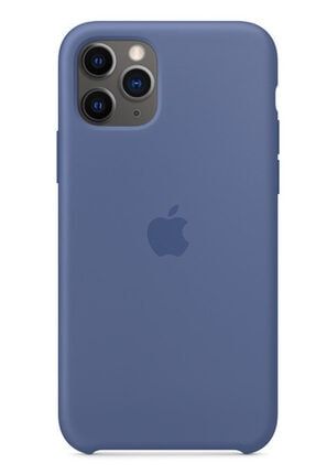 Iphone 11 Pro Uyumlu Logolu Içi Kadife Lansman Silikon Kılıf silicone11pro