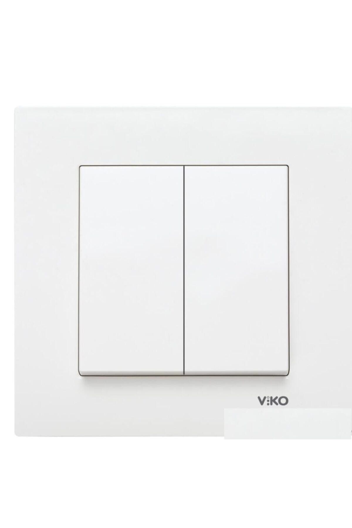 VİKO-Square White Switch Socket Commitator 1