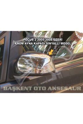 Ford Focus Krom Ayna Kapağı 2 Parça Sinyalli 2005-2008 P. Çelik BASKNT1000000872