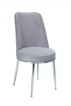 Fulya Metal Ayaklı Masa Gri Sandalye GRİ345