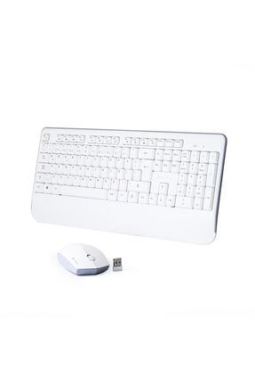 Chic Kbw501 Beyaz Multimedya Kablosuz Q Klavye Mouse Set TL-KBW-KBW501-BEYAZ