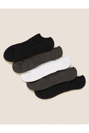 Kadın Siyah 5'Li Spor Çorabı Seti T60003102