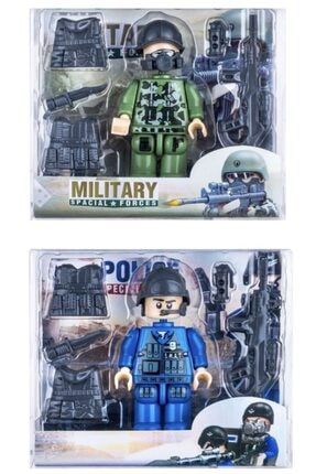 Polis Ve Asker Lego Figür Oyuncak Aksesuarlı P3793S5751