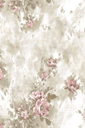 Crown Pembe Çiçek Desenli Duvar Kağıdı 16 m² 4414-02 DM4414