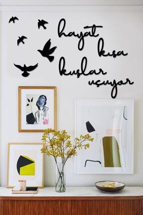 evdeucuz hayat kisa kuslar ucuyor dekoratif duvar tablosu fiyati yorumlari trendyol