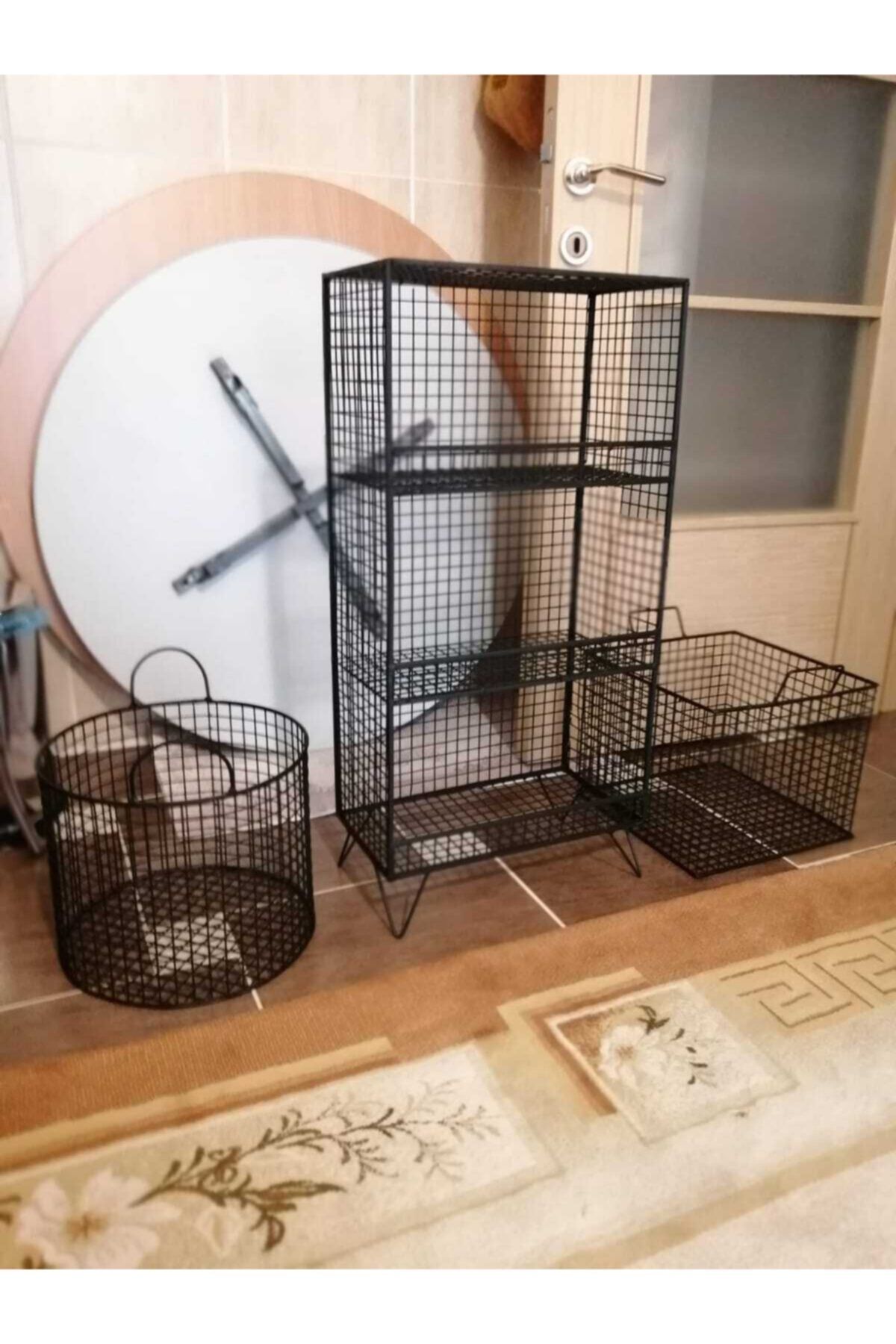 GO DEKOR-Metal Square Organizer - Multi-Purpose Wire Basket (Storage Container) 5