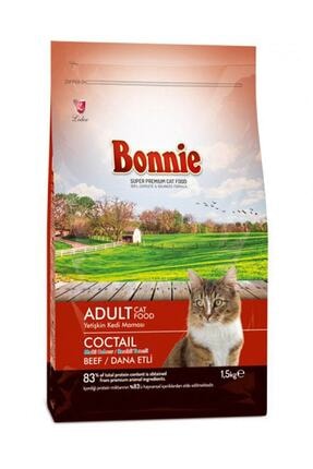 bonnie cocktail adult kuru kedi mamasi 1500 g fiyati yorumlari trendyol
