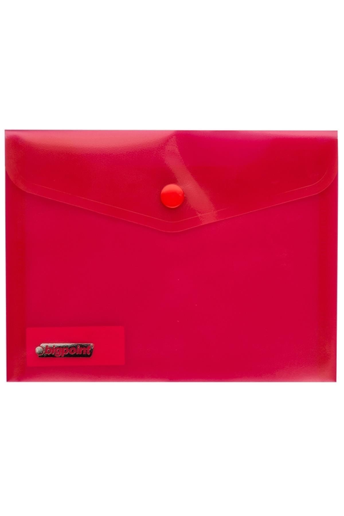 Bigpoint Çıtçıtlı Dosya A6 Kırmızı