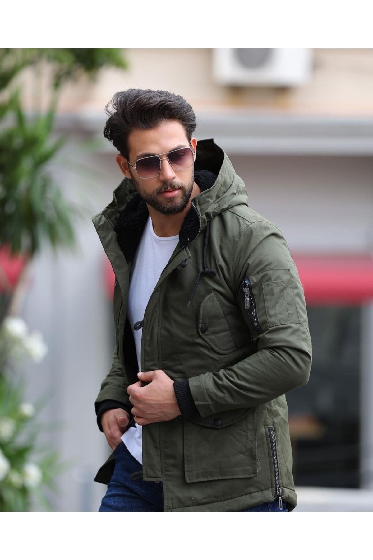 DRESSMEN Parka Khaki Trendyol