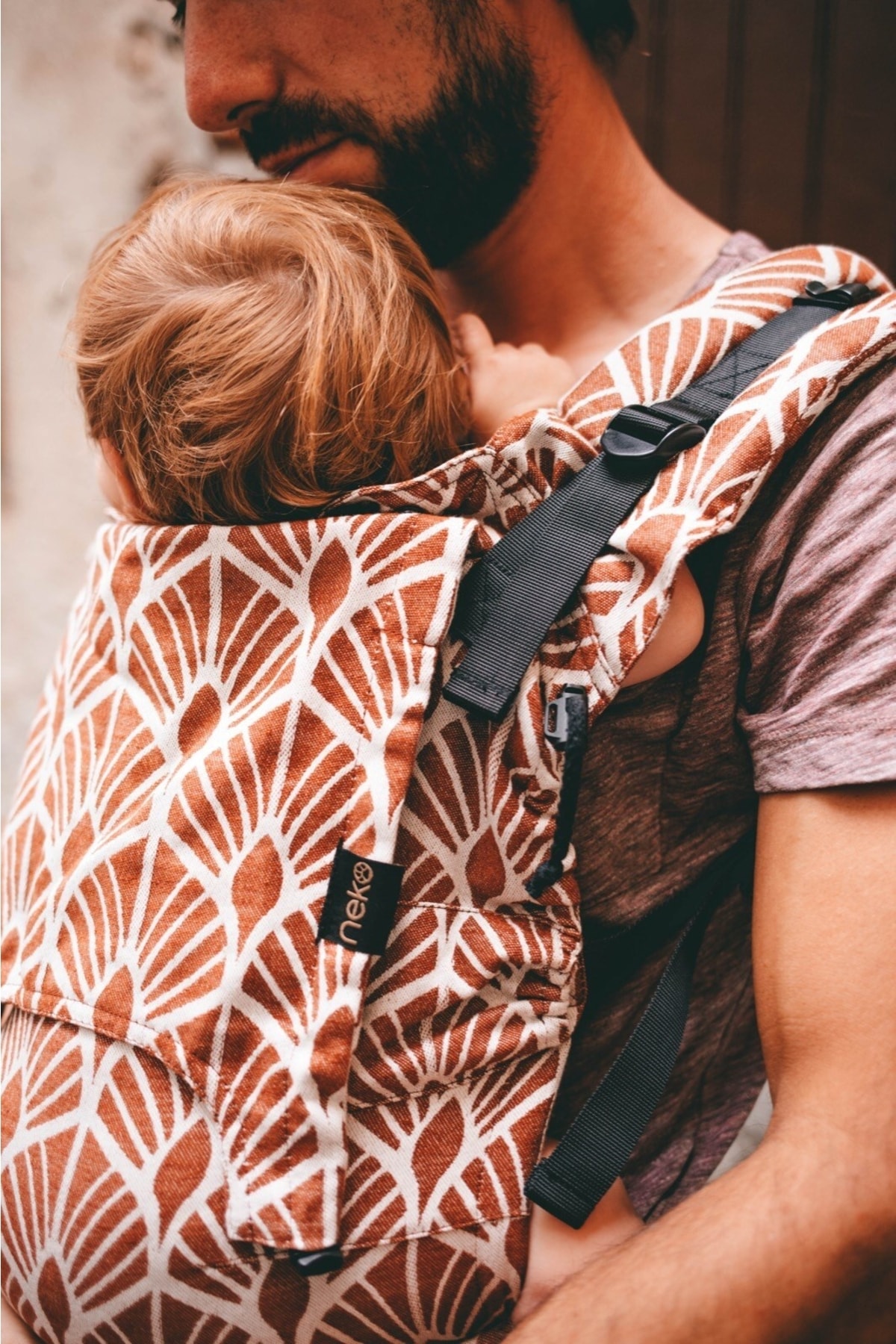 Neko Switch Pamuklu Bebek Kanguru - Mocha fotoğrafı 2 (önizleme)