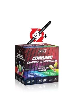 Ssn Command Quadro Vitamineral Coenzym Q10 Ginseng C Vitamini Multivitamin 90 Kapsül SSN.034