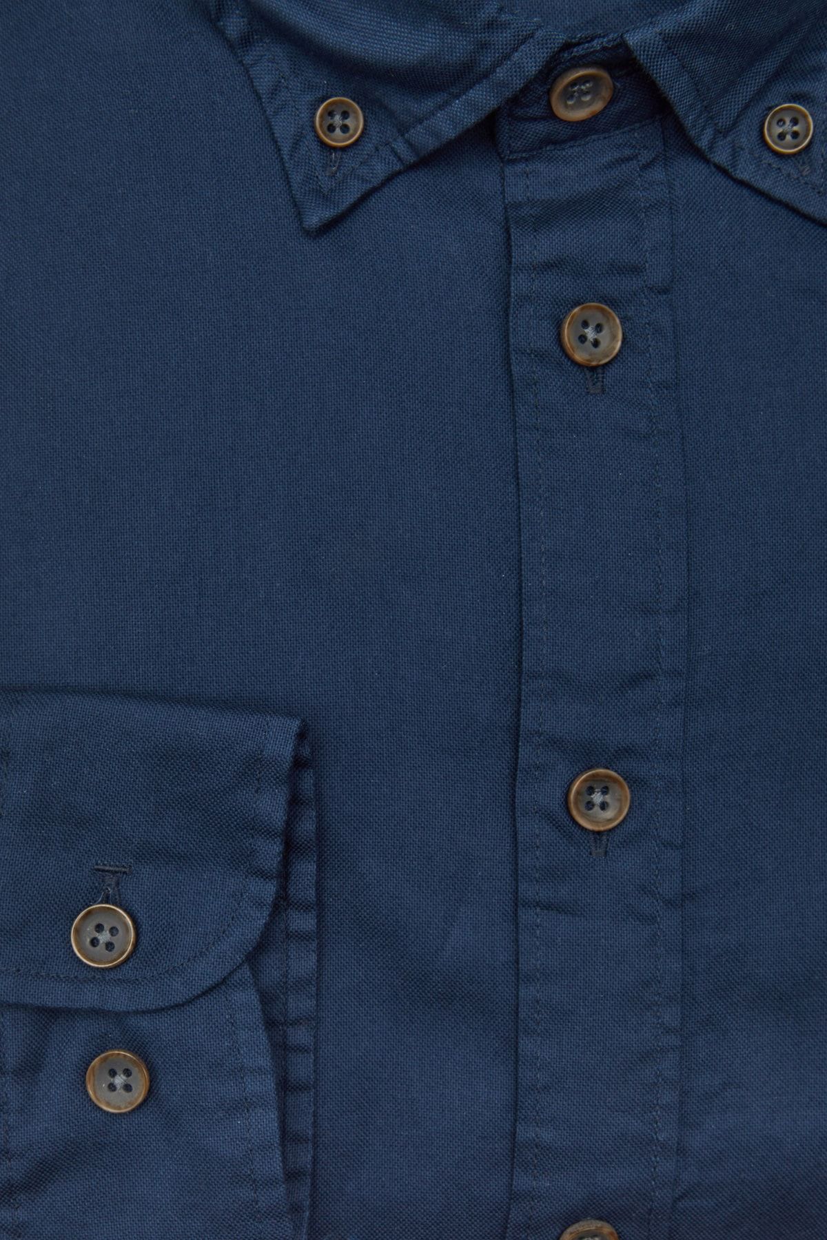 W Collection Lacivert Oxford Gömlek BY6651
