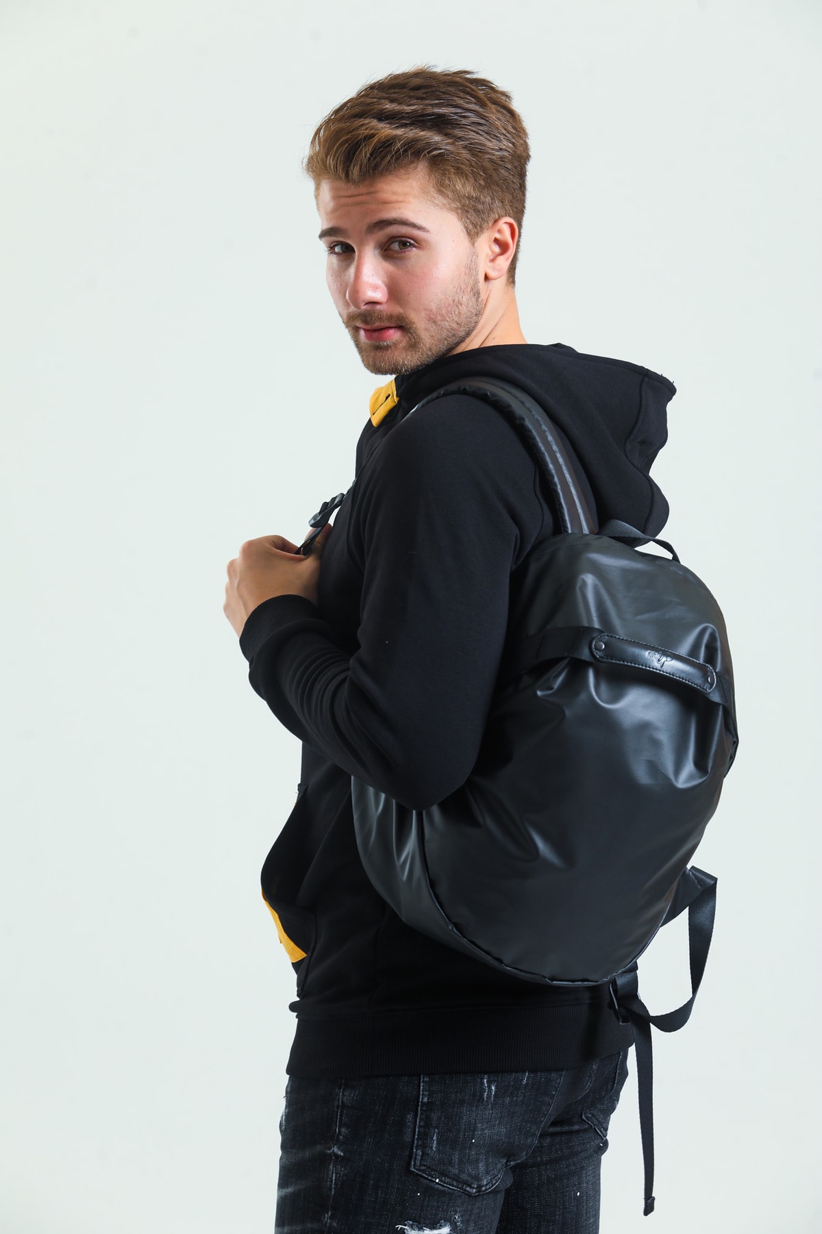 کوله پشتی زنانه مشکی Snug Up | 8691974 اورجینال - تصویر 6