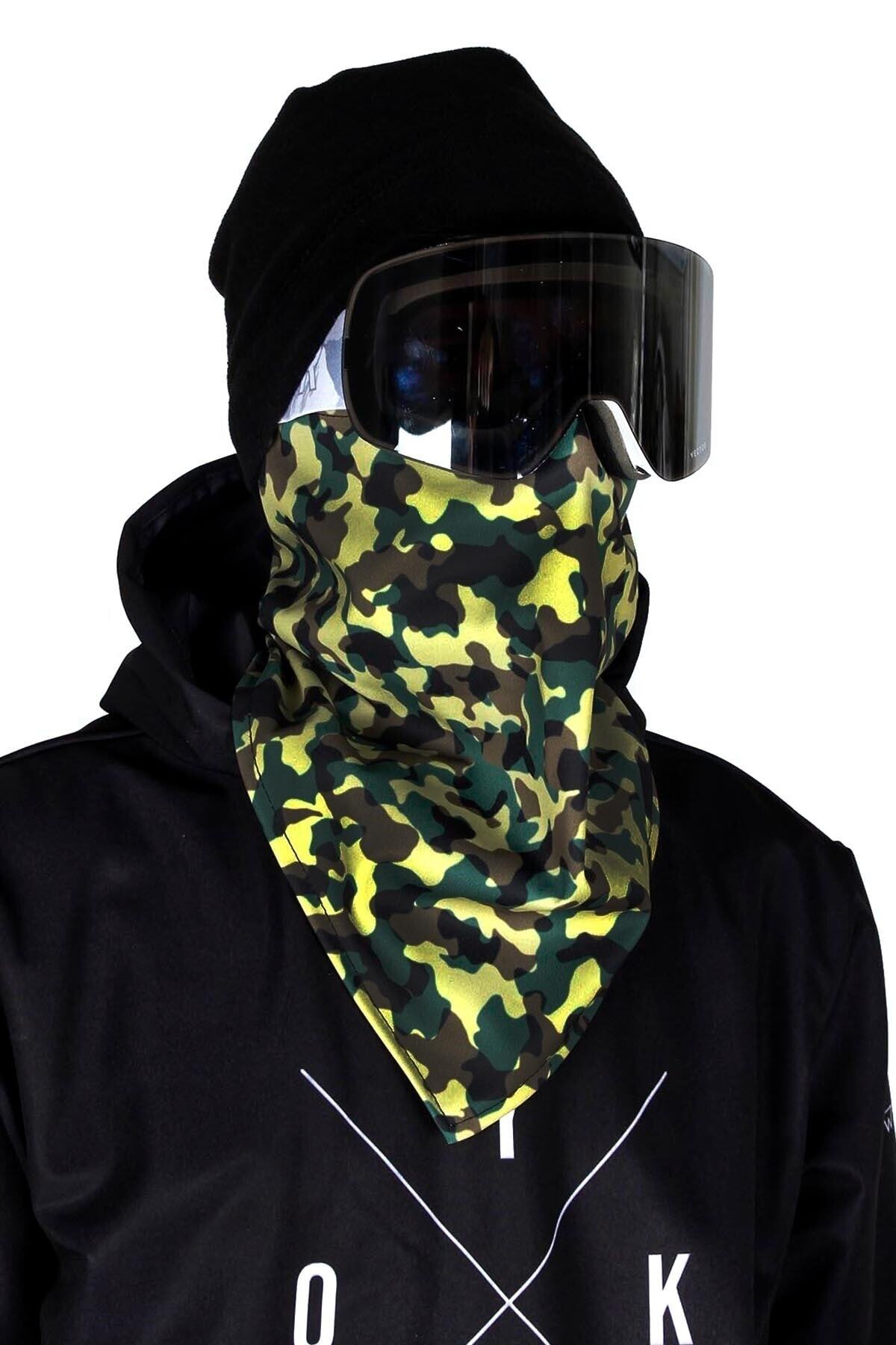 SNOWSEA Kamuflaj Desen Kayak Maskesi Ss2012