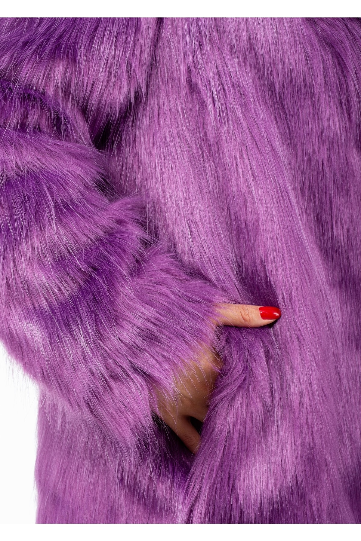 KürkZone  Kadın Yeni Trend Kürk Manto - Görsel 5