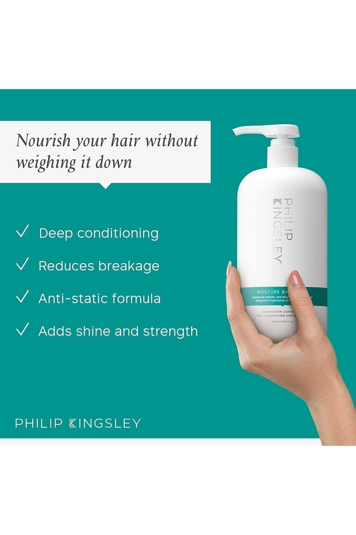 PHILIP KINGSLEY-Moisture Balancing Conditioner - Moisture Balancing Collagen Conditioner for Processed Hair 1000 Ml 5