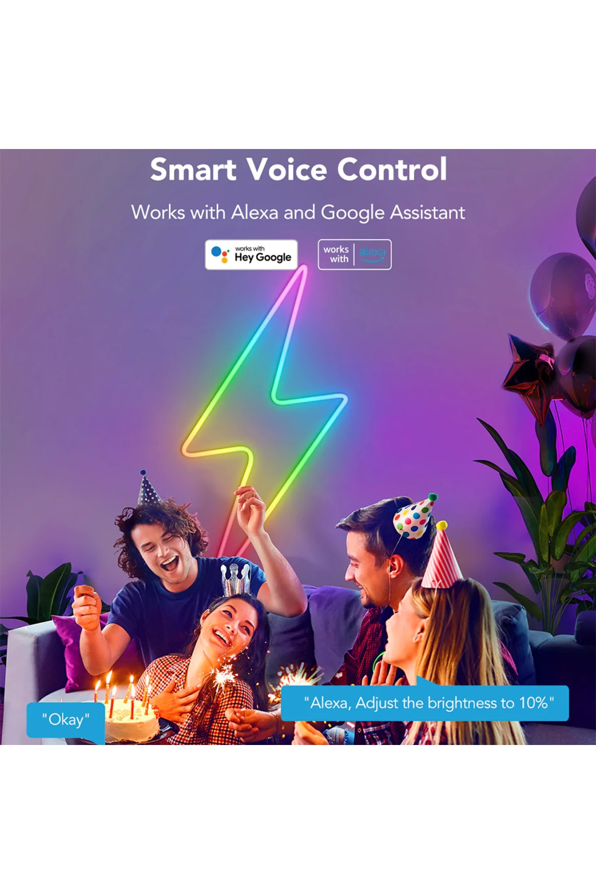 Govee Neon Led Strip Light Şerit Led Işık (3m) Fiyatı, Yorumları Trendyol