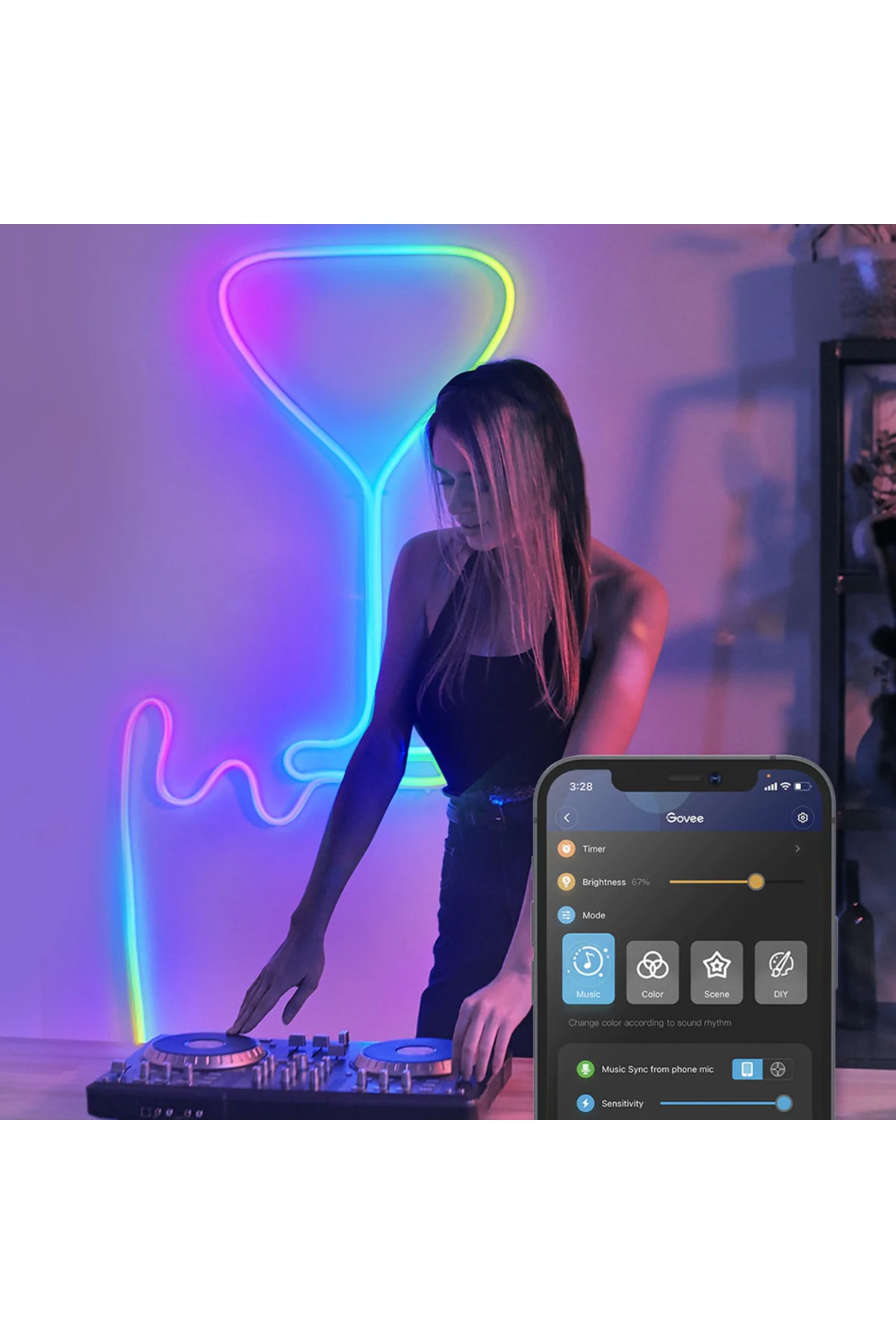 Govee Neon Led Strip Light Şerit Led Işık (3m) Fiyatı, Yorumları Trendyol