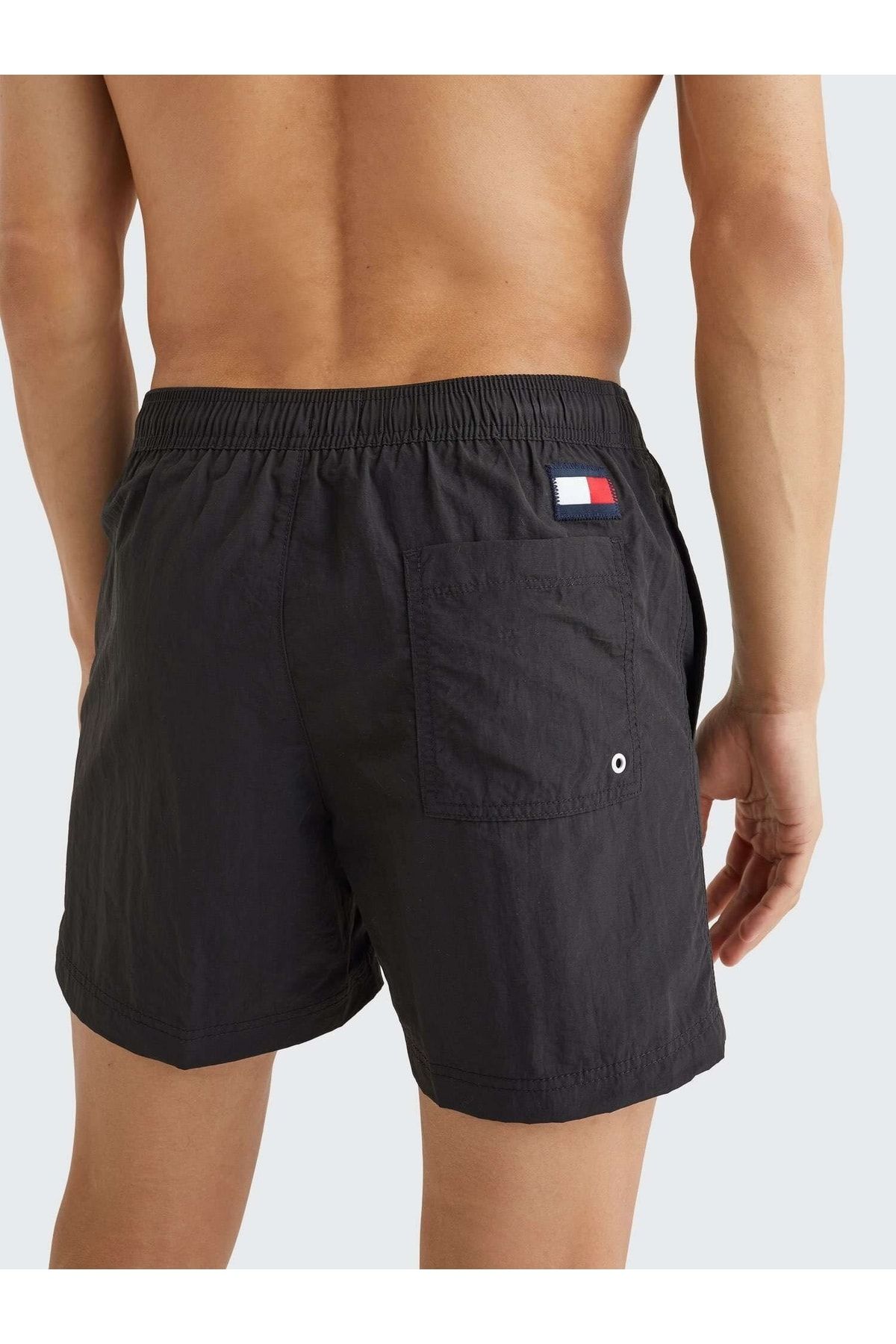 Tommy Hilfiger Swim Shorts Black Casual Trendyol