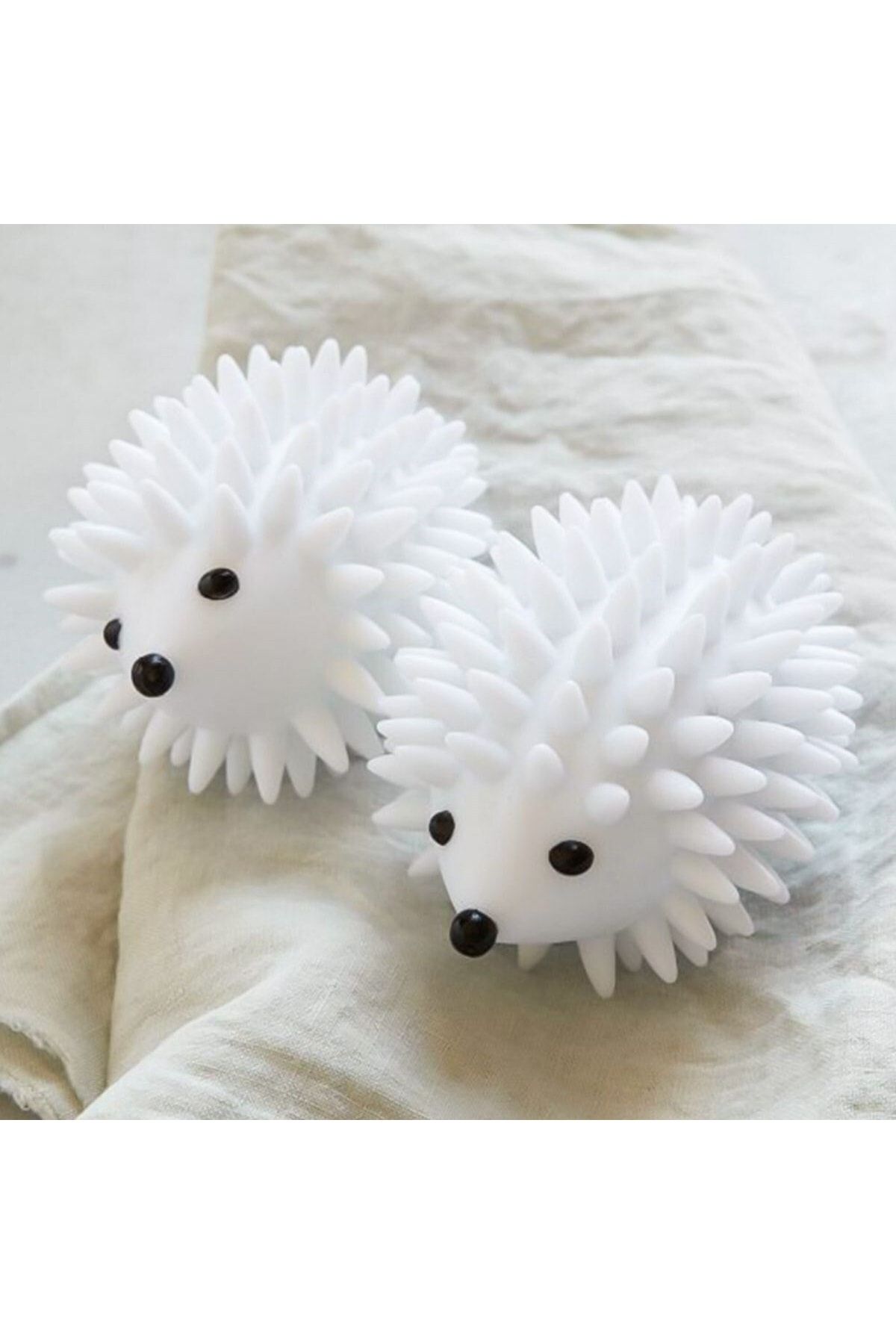 Buffer-2-Piece Hedgehog Model Feather Collector Anti-Wrinkle Laundry Drying Ball 5