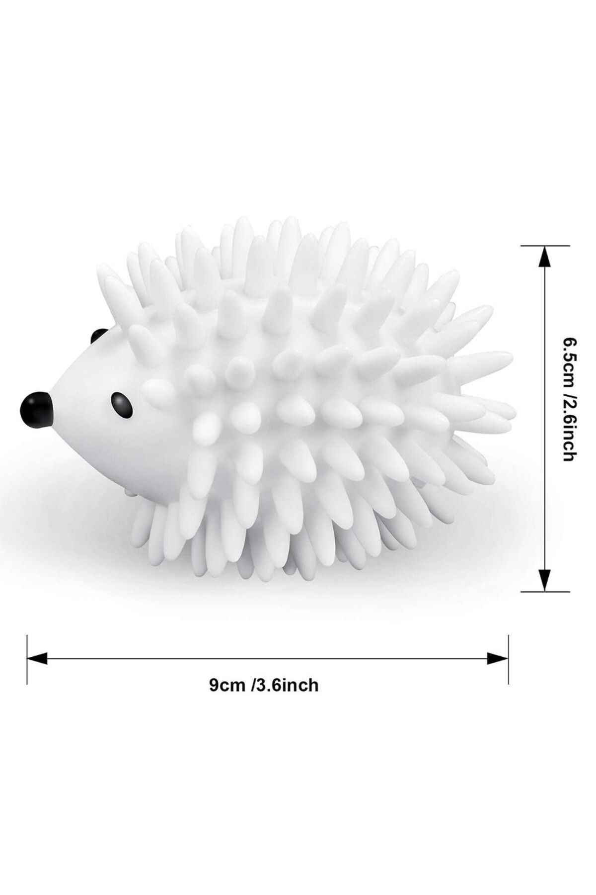 Buffer-2-Piece Hedgehog Model Feather Collector Anti-Wrinkle Laundry Drying Ball 7