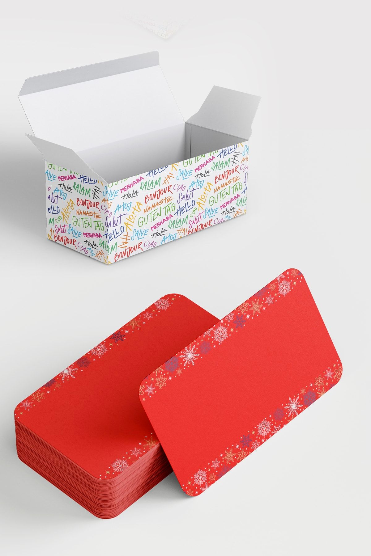 DERELİ MATBAA Hârtii De Notițe Colorate 100 De Bucăți În Cutie Cu Tăietură Ovală Specială - One Size