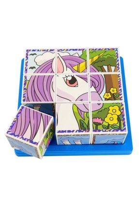Unicorn 3d Küp Puzzle (9 Küp 6 Yapboz) KO009M008