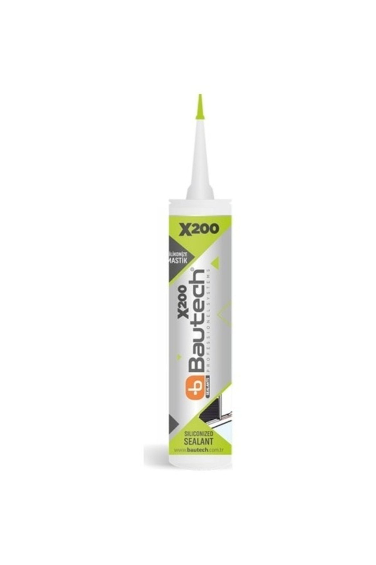 X200 Slikonize Beyaz Mastik 500 Gr