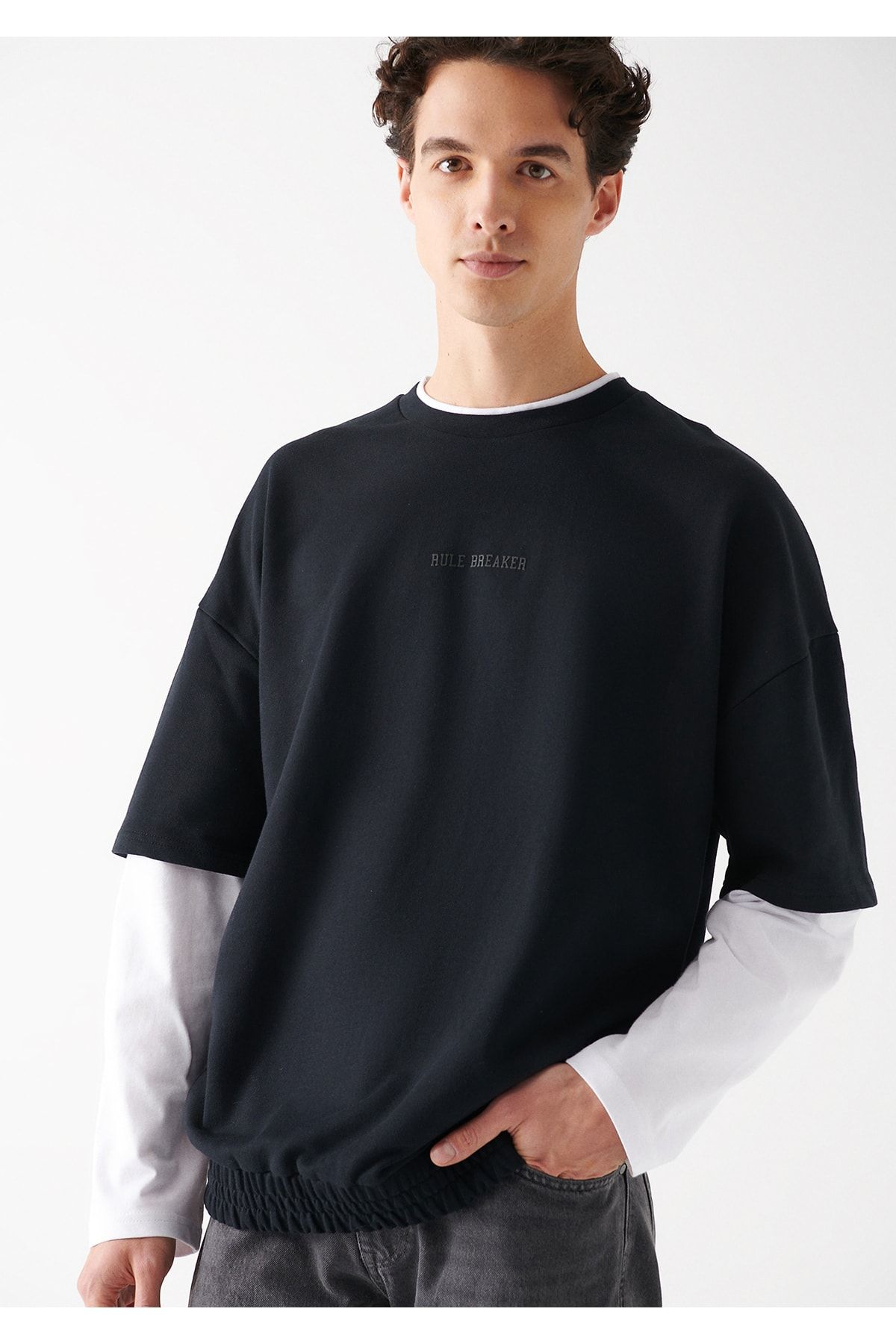 Mavi Bisiklet Yaka Siyah Sweatshirt 0610940-900 BC7591