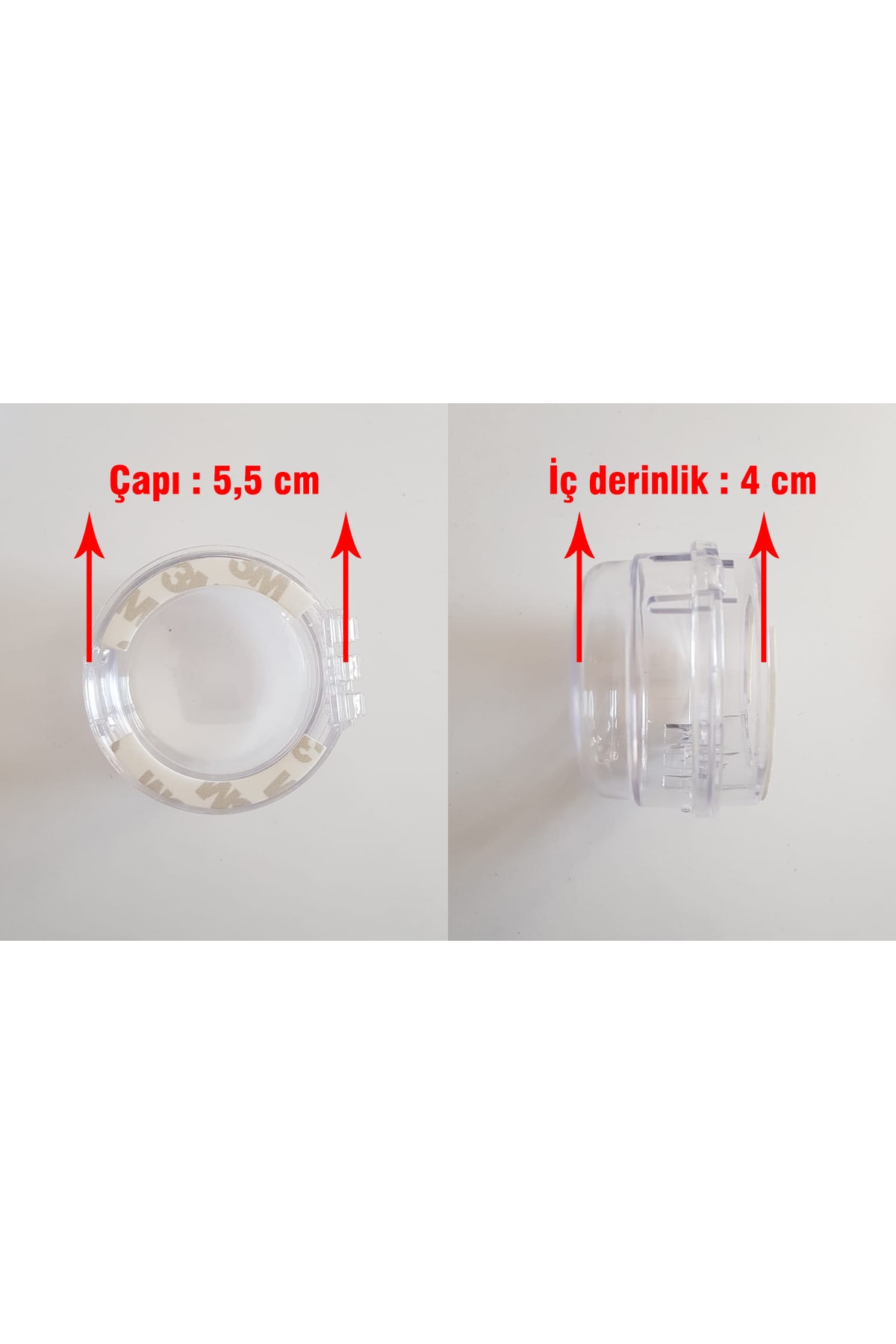 PORTAKAL SAFETY Ocak/fırın Gaz Düğmesi Güvenlik Kapağı / 4'lü fotoğrafı 4 (önizleme)