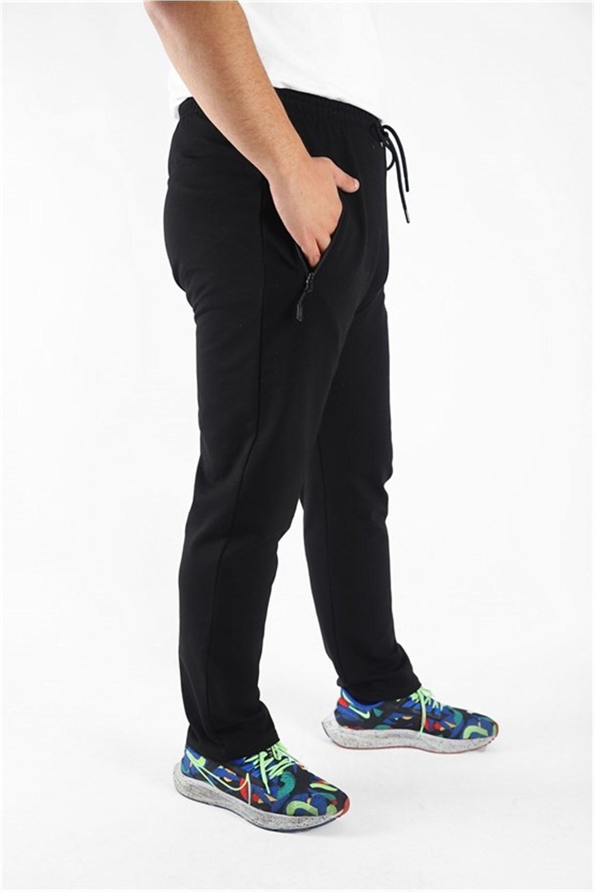 Starbattal Classic Sweatpants большого размера с карманом на молнии 22500 Черный