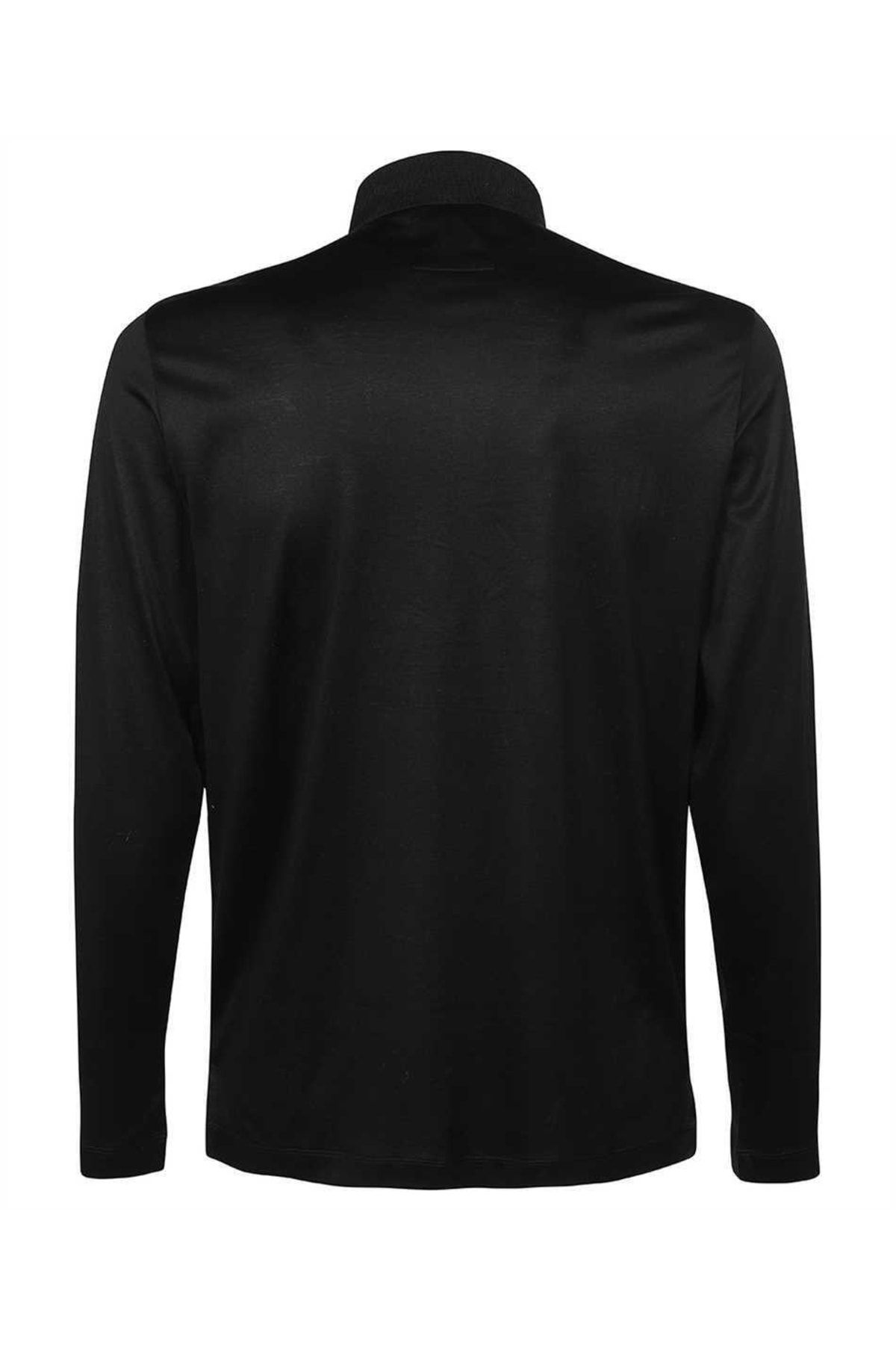 Emporio Armani Long Sleeve Polo Neck Men s T shirt Trendyol