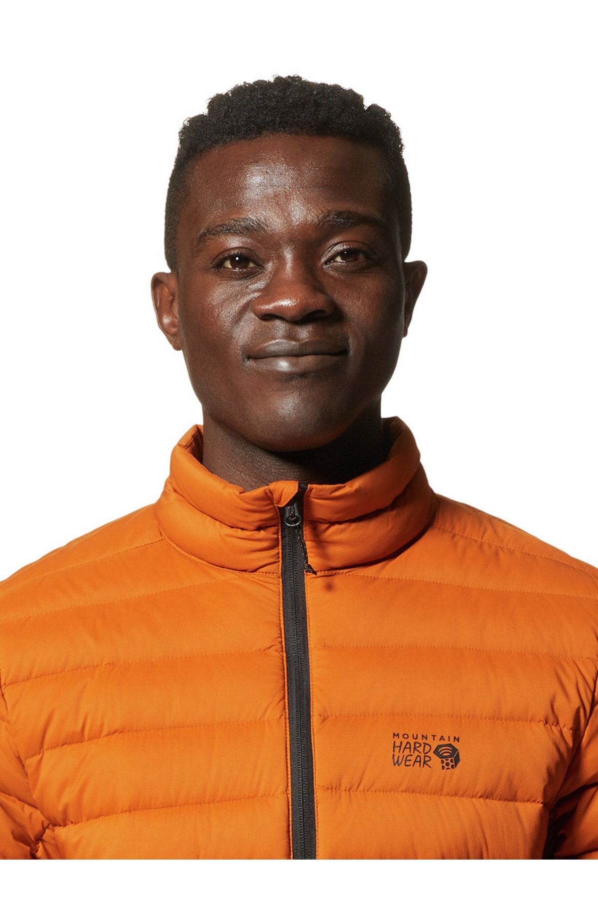 Mountain Hardwear Turuncu Erkek Dik Yaka D z Mont