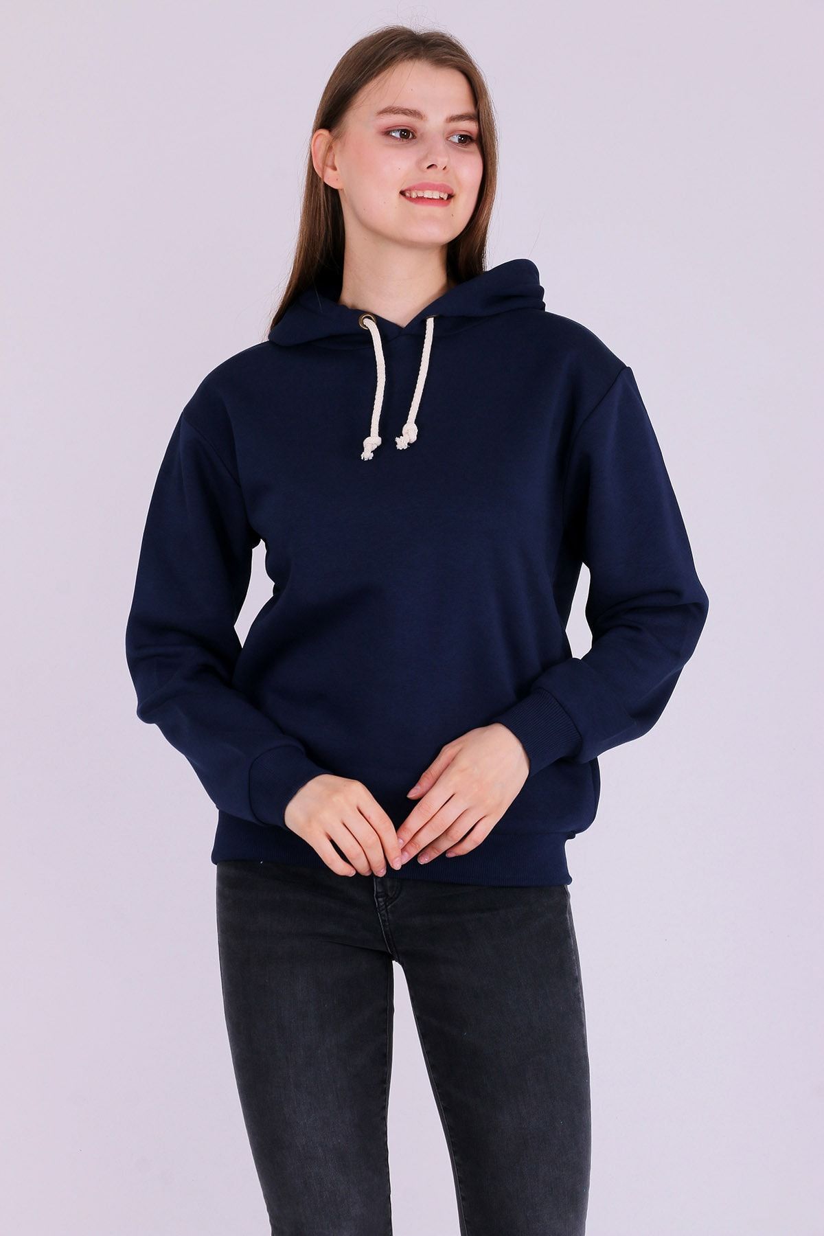 Dark blue sales womens hoodie